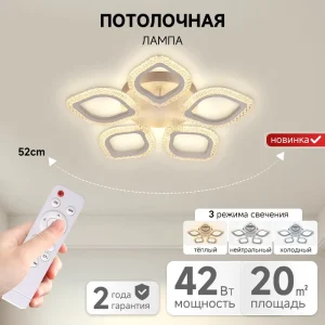 Home Living Room Corridor Decorative Ceiling Lamp Smart Modern Surface Mount Remote Control Led Ceiling Light