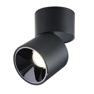 Home Shop Hotel Commercial Ceiling Light Adjustable Black Surface Mounted Ceiling LED Aluminum Down Light