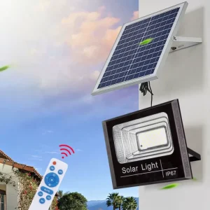 Home Solar Flood Light 20W to 200W LED IP67 Rated Solar Powered with Variants From 40W 150W CE Certified Dimmable 6000K Daylight