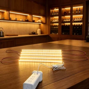 Home Wine Rack LED Cabinet Light COB LED Strip 24v 480leds/m LED Profile Light Aluminum