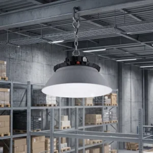 Honeycomb Aluminum High Bay Light CCT DALI 4000K 6000K IK08 IP65 Industrial UFO Light with Anti-glare PC Cover for Workshop 150W