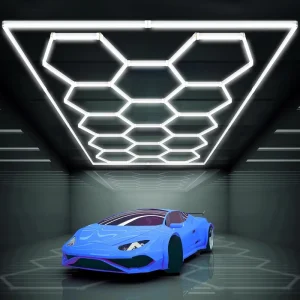 Honeycomb Car Parking Garage Lights Hex LED Garage Lights Ceiling Hexagon Garage Light