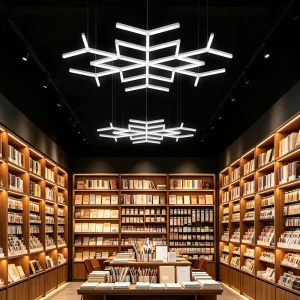 Honeycomb Hexagon LED Exhibition Light Booth Ceiling Display for Trade Show Retail Store Showroom Boutique Event Studio