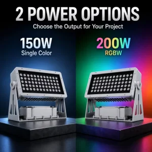 Hot RGBW 4In1 High Power LED Wall Washer Light DMX Control Landscape Modular Flood Light IP66 Rating Street Lighting 5 Year