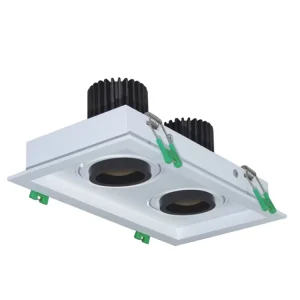 Hotel Ceiling Spotlight Grille Lamp Recessed LED Rectangular Downlight