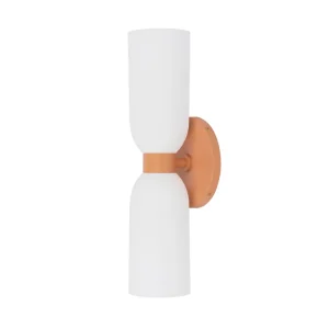 Hotel Decoration Bedroom Bedside Acrylic Shades Wall Mounted Light Orange Lamp Wall Sconce Lamps