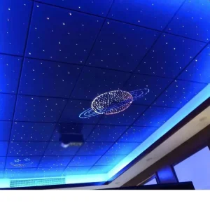 Hotel Fiber Optic Ceiling Light RGB LED Starry Sky Ceiling with Plastic Body