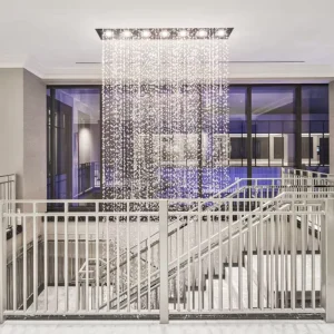 Hotel Project Restaurant Customized Unique Modern Art Glass Chandelier Pendant Light