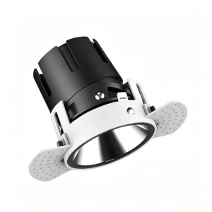 Hotel Quality Anti Glare Recessed LED Downlight Rotatable Spotlight for Hospitality Projects