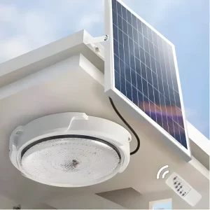 House Lamp Outdoor Indoor LED Lighting Outdoor Ceiling Light Solar Ceiling Light with Remote Control