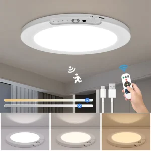 Human Body Motion Sensor Ceiling Light Suitable for Bedrooms Kitchens and Closets Indoor Sensor LED Light