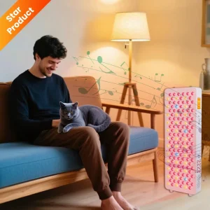 IDEATHERAPY Home Wellness Device RLPRO200-X2 App Music Therapy Red Light Therapy Lamp with Stand Led Light Therapy