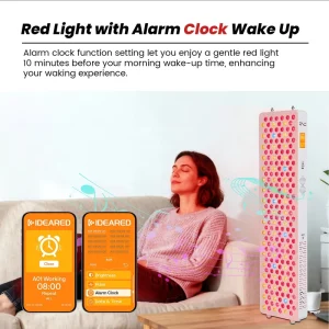 IDEATHERAPY Smart APP Overheat protection Red Light Sauna Light Therapy Device Red Light Panel Musical Relaxation Daily Care