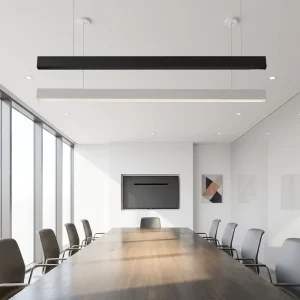 IP20 PC Surfaced Mounted 48W LED Linear Light Chandelier Pendant Light for Dining Table