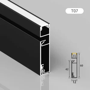 IP44 Waterproof LED Skirting Light Aluminum Profile Dimmable Floor Lighting Solution for Indoor Use Easy DIY Installation