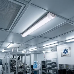 IP44 Wide Angle 48W PC LED Ceiling Tube Light Batten Light Linear Industrial Warehouse