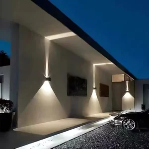IP54 LED Outdoor Wall Light Waterproof Modern Facade Lamp Aluminum Housing Garden Corridor Sconce