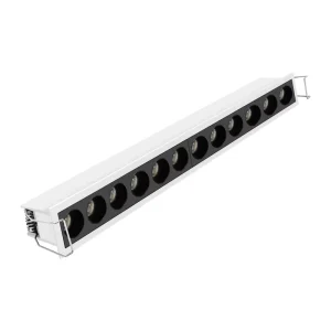 IP54 Recessed Ceiling Anti-glare Grille Linear Downlight Indoor SMD Spot Light Support Customization 24W