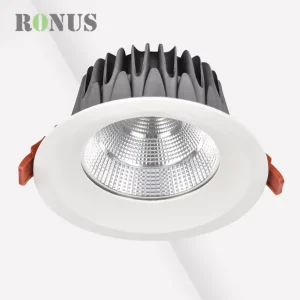 IP65 12W Ceiling COB Down Spotlight Waterproof Hotel Recessed LED Spot Light
