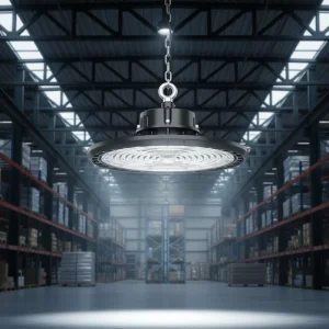 IP65 150LM/W Durable LED UFO High Bay Lights with 5 Year Warranty CRI 80 for Warehouse Use