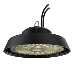 IP65 180lm w 100 150 200W Dimmable UFO LED High Bay Lamp Warehouse Lighting CRI 80 5 Year Warranty