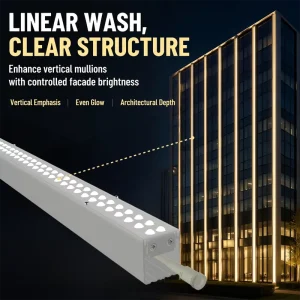 IP65 24W Outdoor LED Linear Light Aluminum Shell with Cable Box for Garden Building Outline Lighting
