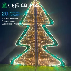 IP65 2D Pattern LED Christmas Street Lamp Installable for Landscape Home Shaped Decor Lighting