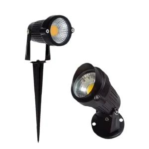IP65 AC Outdoor Ground Spike Lighting Aluminum Housing Adjustable Angle up Light 3W 5W 7W 10W Dimmable LED Spot Garden Light