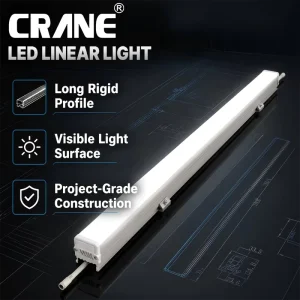 IP65 Aluminum DC24V LED Linear Light 12W 1m for Building Facade Hotel Plaza Shopping Mall Project RG12 M1 C1