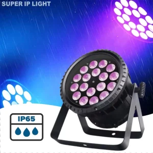 IP65 DMX512 RDM 18x10W RGBW LED Wash Par Light for Outdoor Wedding Festival Bar Event Rental