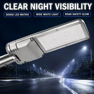 IP65 Electric Shoebox Lamp 50W 100W 150W 200W Dusk to Dawn Commercial Led Outdoor Street Light for Highway Parking Lot Lighting
