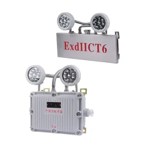 IP65 Explosion Proof Emergency Lighting LED 3Wx2 IIB IIC Extb Aluminum Alloy Lamps Customized Rechargeable Light
