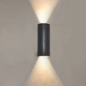 IP65 Exterior Waterproof LED Wall Light Contemporary Round Warm White Interior Decor Lamp for Home Living Space