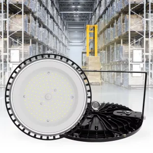 IP65 Factory Warehouse Industrial 100w 150w 200W 300W ufo Led DOB High Bay Light Suitable for Warehouse