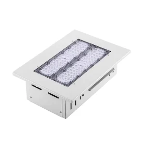IP65 Gas Station Led Canopy Lights 100W 150W 200W SMD Led Recessed Lights Petrol Station Lamps