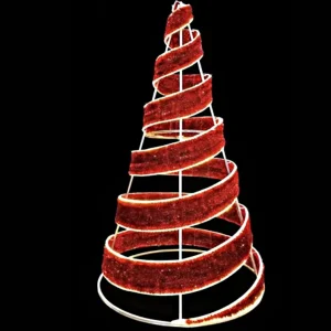 IP65 Giant Color Commercial LED Christmas Tree Motif Lights for Center Decor