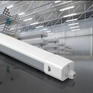 IP65/IK10 160LM/W 60/120/150/180cm Bico LED Triproof Light Tube Batten Ra80 CRI 5-Year Warranty 3000K-6000K Color Lighting