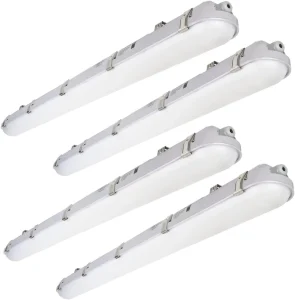 IP65 Indoor Outdoor 2ft 4ft 5ft Commercial Warehouse LED Batten Light Tri proof Vapor Tight 20W 40W 60W 5 Year Warranty