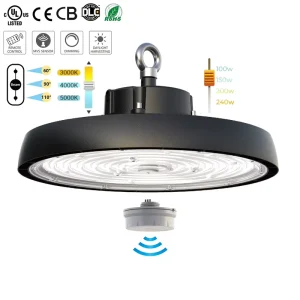 IP65 Industrial Aluminum Highbay Lighting 150W 200W 240W 5000K Daylight High Brightness for Exhibition