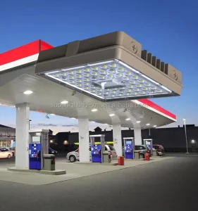 IP65 LED Canopy Light for Outdoor Canopy Light Gas Station LED Waterproof Dustproof 60W 80W 100W ETL Certified