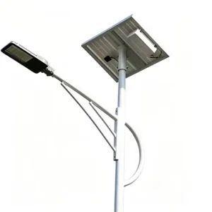 Solar LED Street Light IP65 Waterproof Outdoor Road Lamp 3500K Warm White 50000 Hours Lifespan 2 Year Warranty