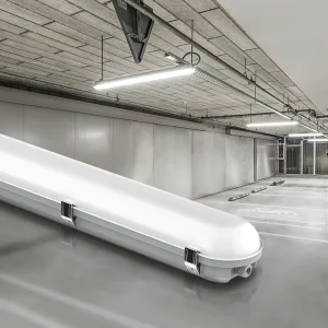 IP65 NCF Fitting Waterproof Tri-proof LED Lamp for Garage Parking Warehouse Use Emergency Tri-light