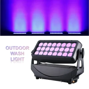 IP65 OUTDOOR HIGH POWER 600W 24x20W RGBLAC LED Wall Washer Light DMX512 Control Ra90 Stage Concert EVENT