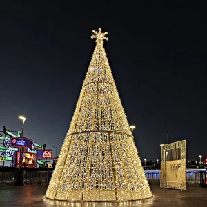 IP65 Outdoor Commercial Christmas Decoration 3D Large LED Motif Light Illuminated Giant Lights