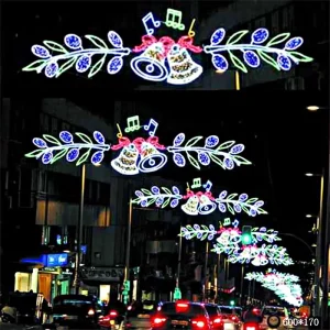 IP65 Outdoor Commercial Festival Christmas Decorations White Emitting LED Motif Lights