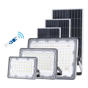 IP65 Outdoor Floodlight Commercial SMD Solar Power Systems 50w 100w 200watt High Power Solar LED Flood Light for Stadium