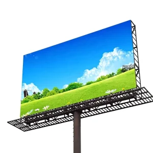 IP65 P10 Pole LED Display Full Color 10mm Outdoor Advertising Screen Digital Media Board Street Video Wall Iron LED