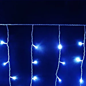 IP65 Rated 220V 10M LED Icicle String Lights Outdoor Commercial Christmas Street Decorative Lights