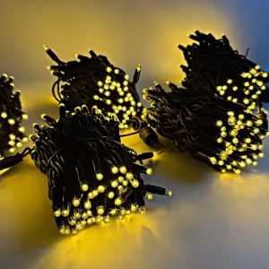 IP65 Rated 24V Black Rubber Cable LED String Lights Outdoor Waterproof Connectable Lighting for Commercial Deco