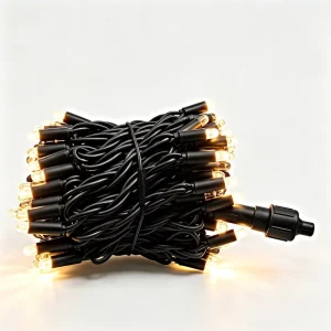 IP65 Rated Commercial Grade 110V Connectable Rubber Wire LED String Lights Outdoor Christmas Tree Decor Lights